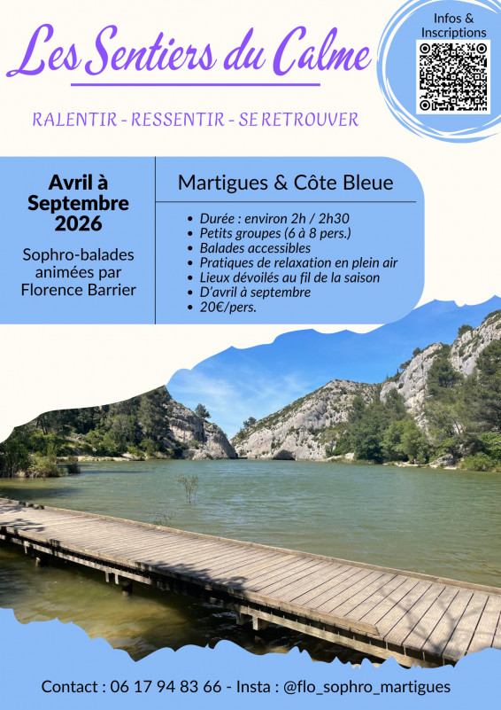 The Paths of Calm - Sophro-walk_Martigues - © Barrier Florence The Paths of Calm - Sophro-walk_Martigues