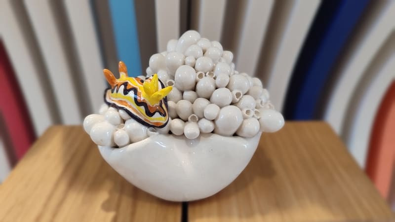Atelier Do - Koralle mit Nacktschnecke