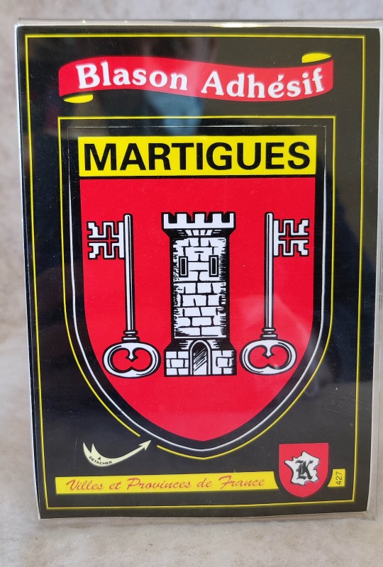 Coat of Arms sticker of Martigues