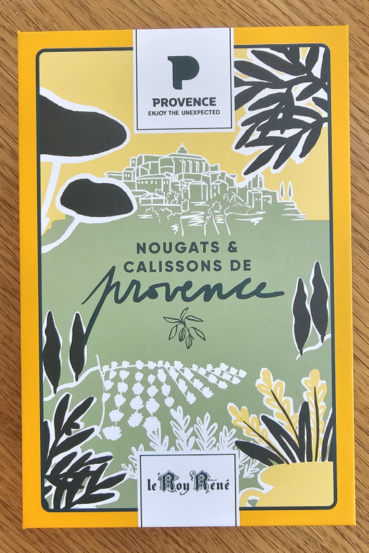 Boite Carton Nougat et Calisson de Provence 