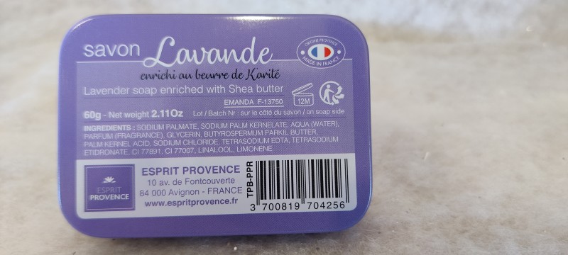Esprit Provence - Soap box 60g - Provençal landscape