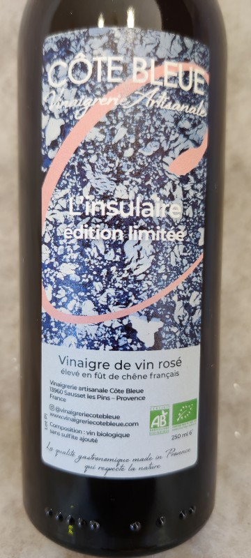 Vinaigrerie Côte Bleue - 25cl bottle 