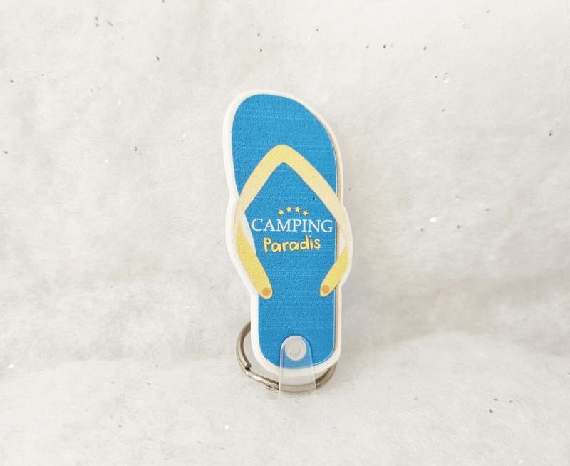 Camping Paradis Porte clé tong