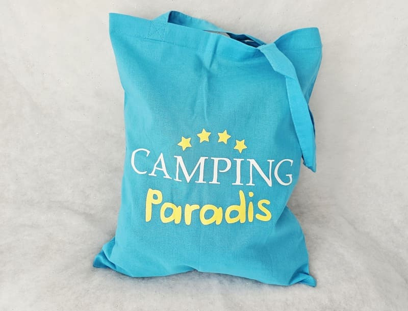 Camping Paradis Tote Bag