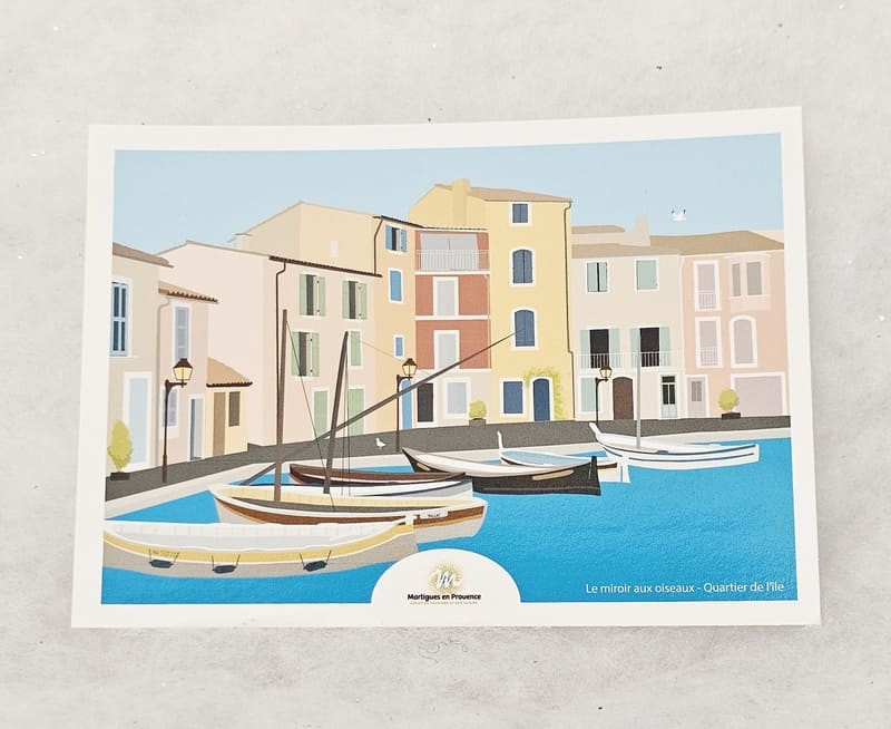 Carte postale illustration : Le Miroir aux Oiseaux