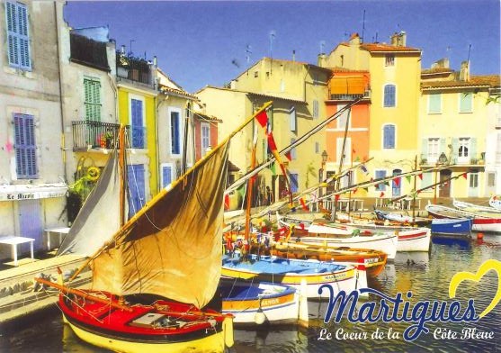 Sailing postcard
