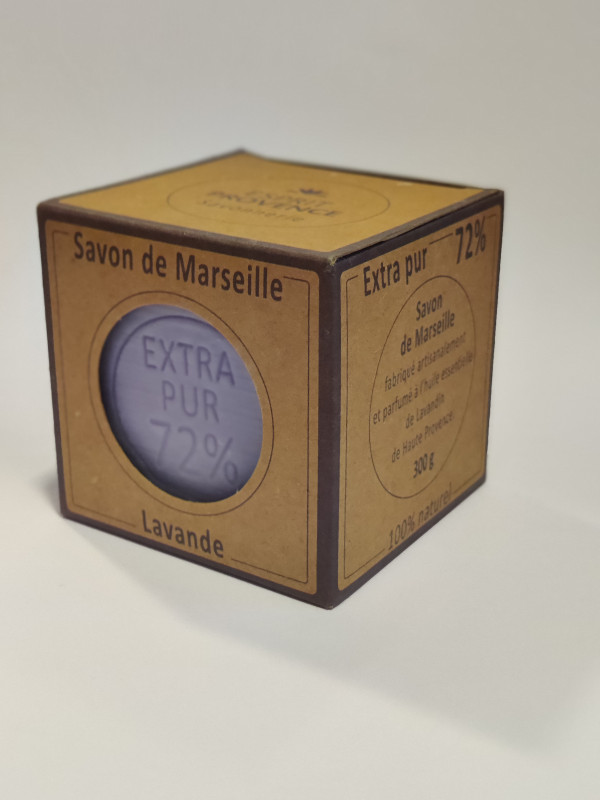 Esprit Provence - Savon de Marseille Extra Pur Lavande - Cube 100g