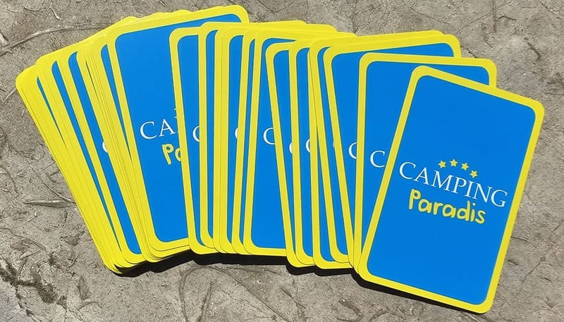 Jeu de cartes - Camping Paradis 