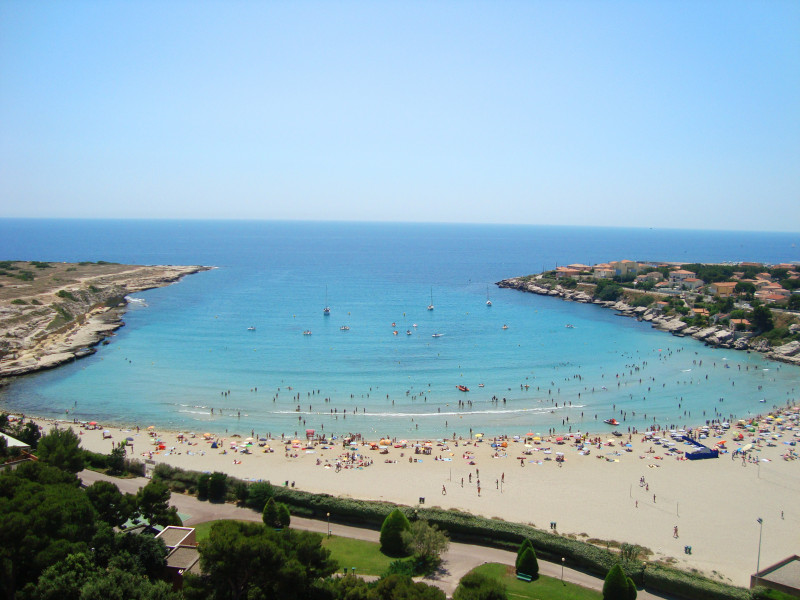 La plage de La Couronne, Martigues