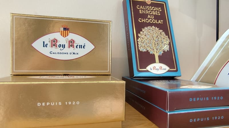 Le Roy René - Calisson d'Aix - Coffret Lingot 12 calissons