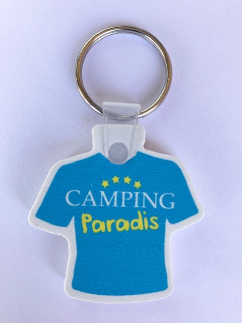 Camiseta llavero Camping Paradise