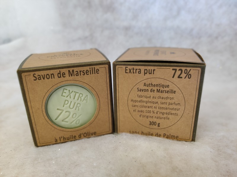 Esprit Provence - Extra Pure Marseille Soap with 72% Olive Oil - 300g cube
