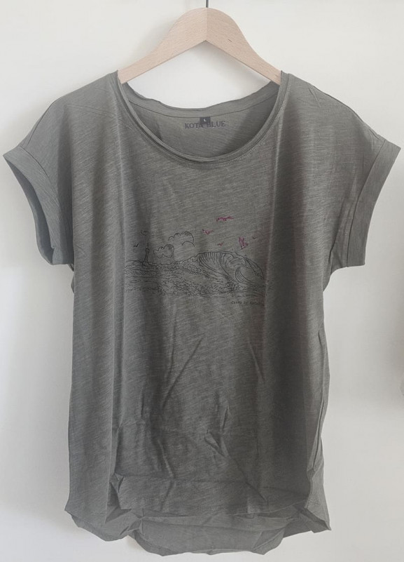 Damen T-Shirt - Carro Wave von Kota Bleue