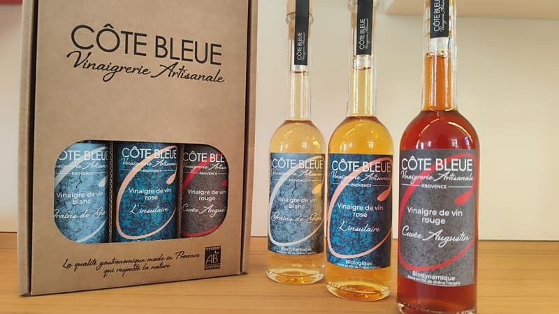 Vinaigrerie Côte Bleue - Coffret découverte Vinaigre 3x100ml