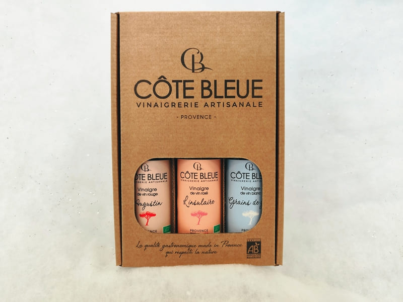 Vinaigrerie Côte Bleue - Provence Vinegar Gift Set 3 x 100ml