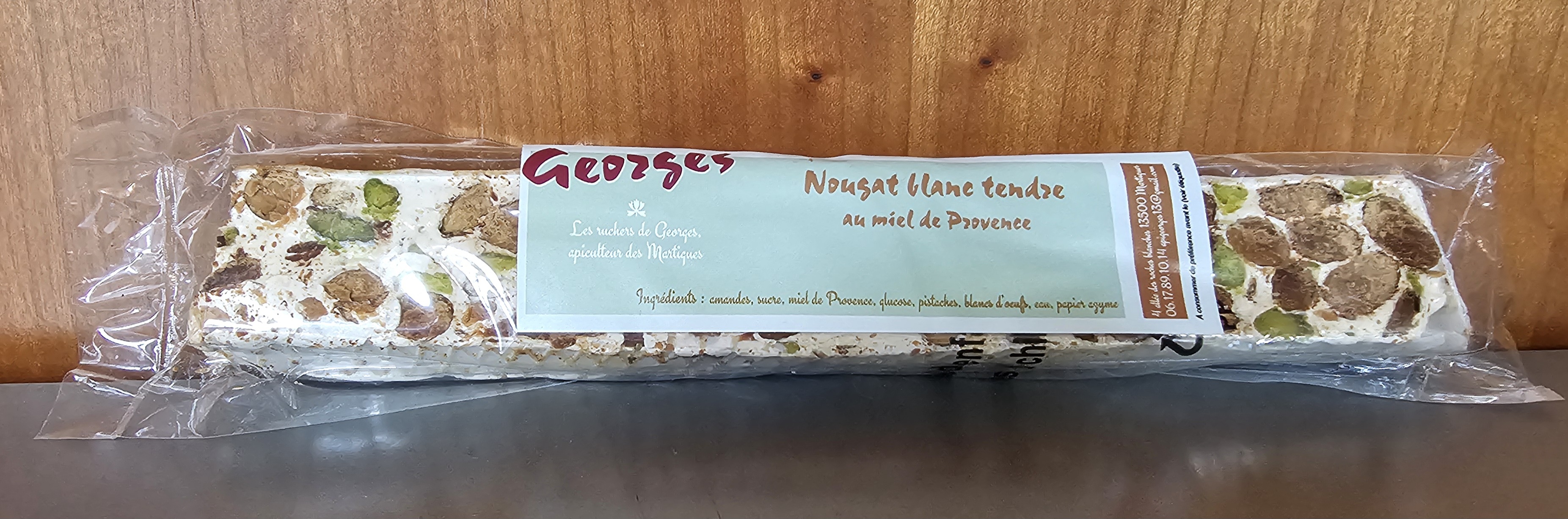 La boutique de l'Office de Tourisme de Martigues - Alimentation Les Ruchers  de Georges - Nougat blanc au miel de lavande
