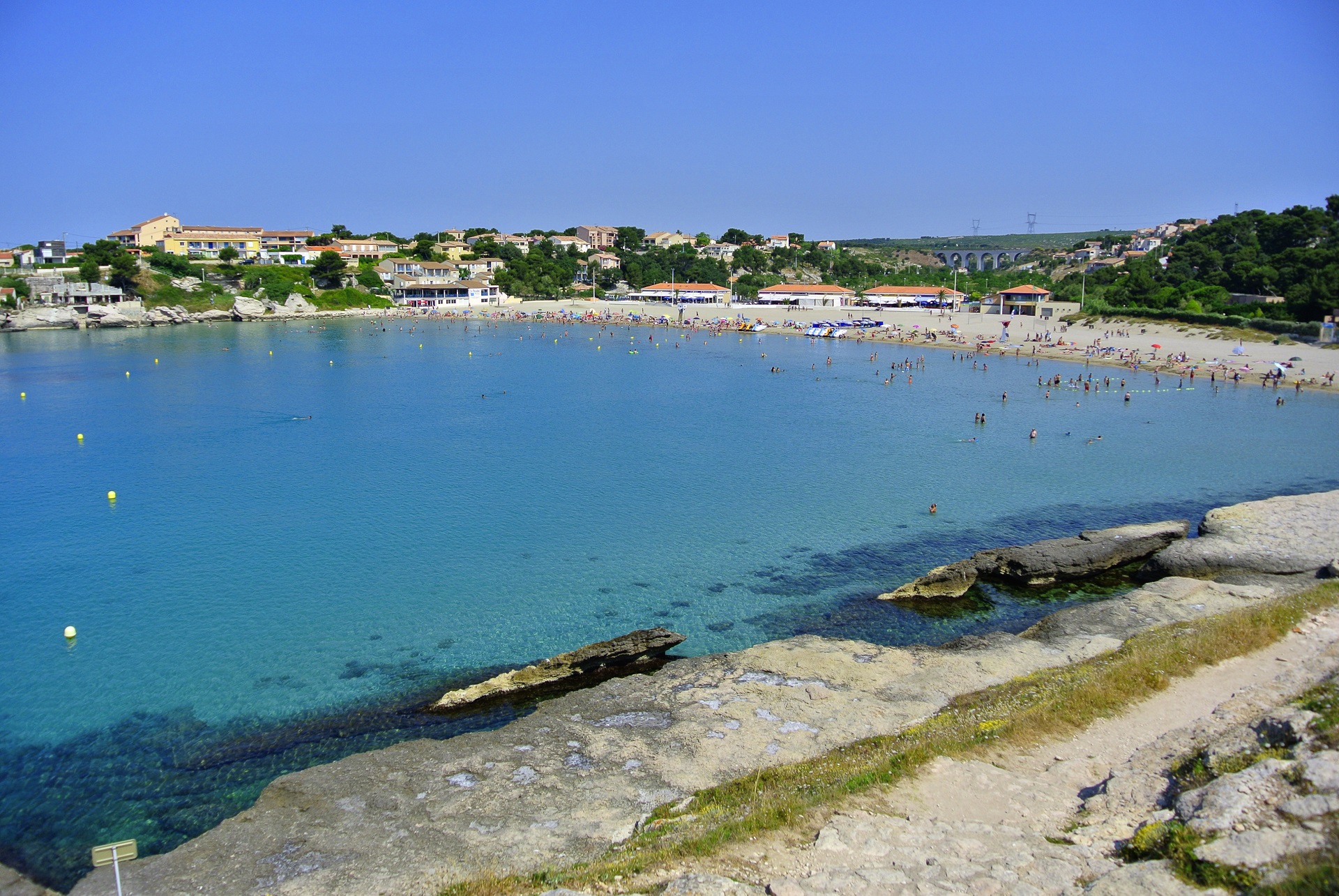 Plage du Verdon, La Couronne Martigues - © Otmartigues / Fbuschardt