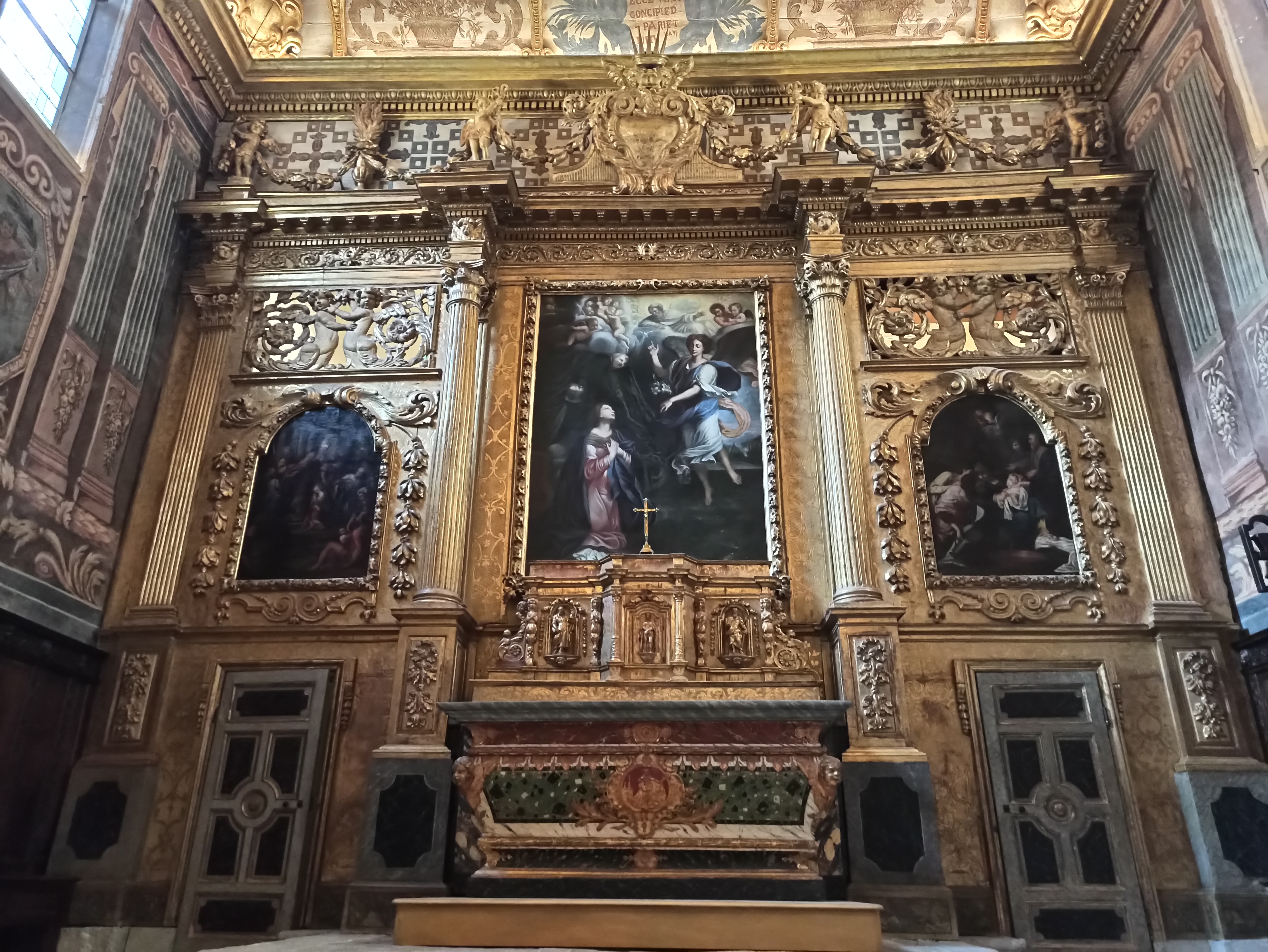 Retable de la chapelle de l'Annonciade Martigues - © Otmartigues / KarimK