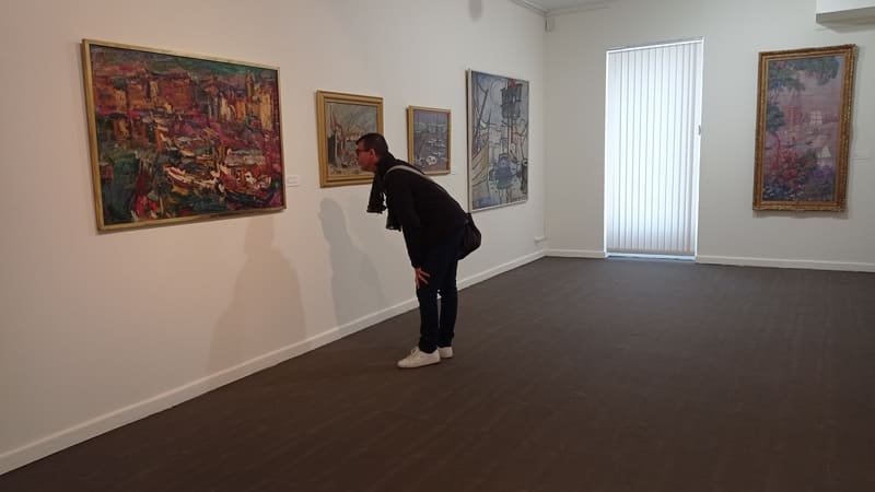 Tableaux de peinture visible au musée Ziem de Martigues. Musée gratuit qui propose des visites commentées pour découvrir l'histoire de Ziem qui avait son atelier à Martigues - © Otmartigues / MyriamF
